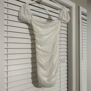 Princess Polly, white, short, tight, US 2